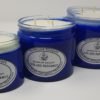 Oud and Bergamot Candles 3 Pack Angle Open